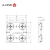 Nullpunktpositionierfutter -quatro 3A-110107/3A-110108