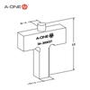 Quadrat 15 Ausrichtungsschiene 3a-300037